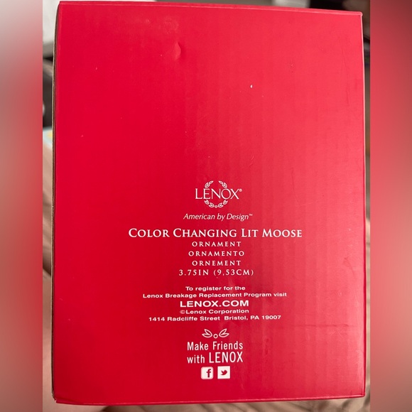 NWT Color changing moose ornament - Picture 7 of 8